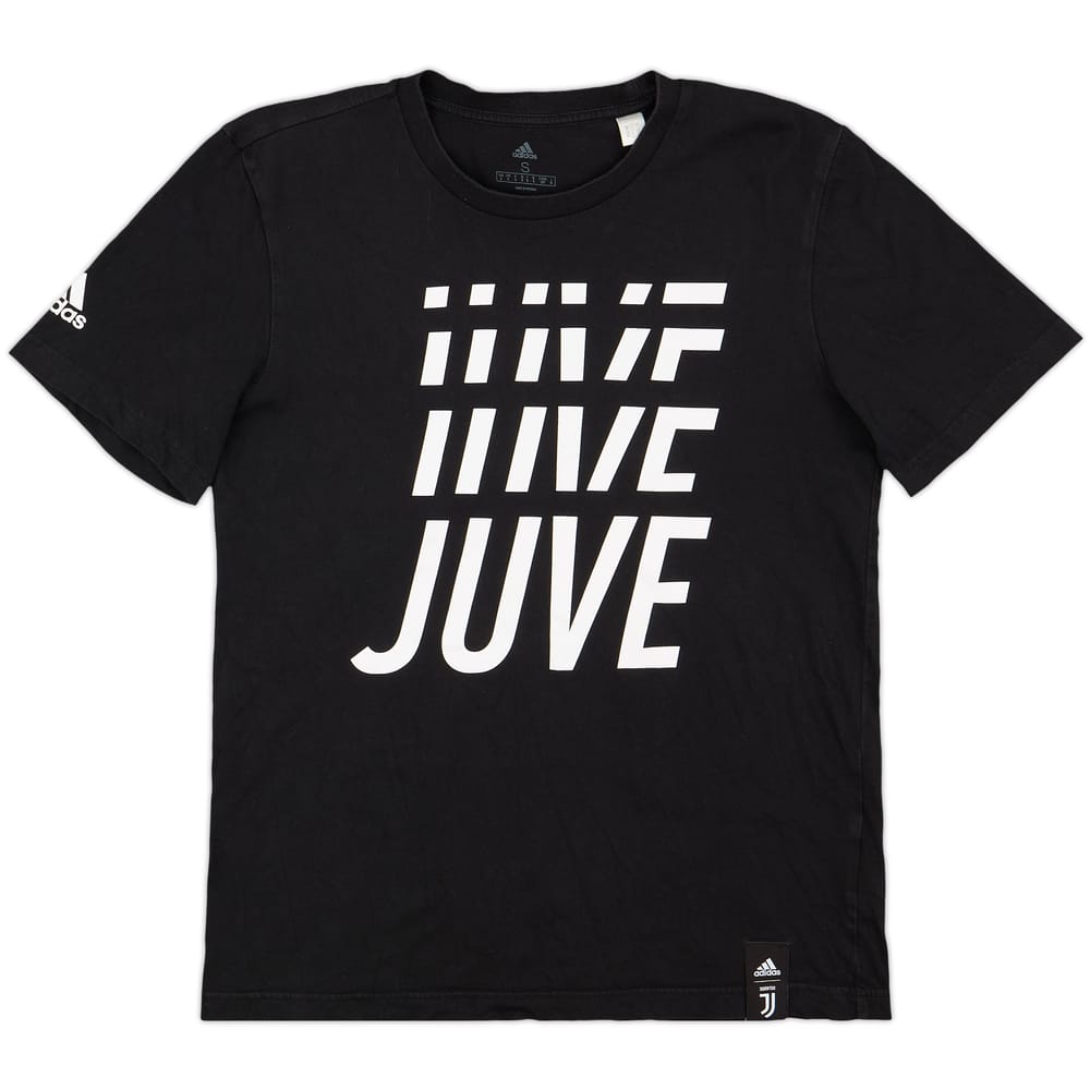 2019-20 Juventus adidas Cotton Tee - 9/10 - (S)