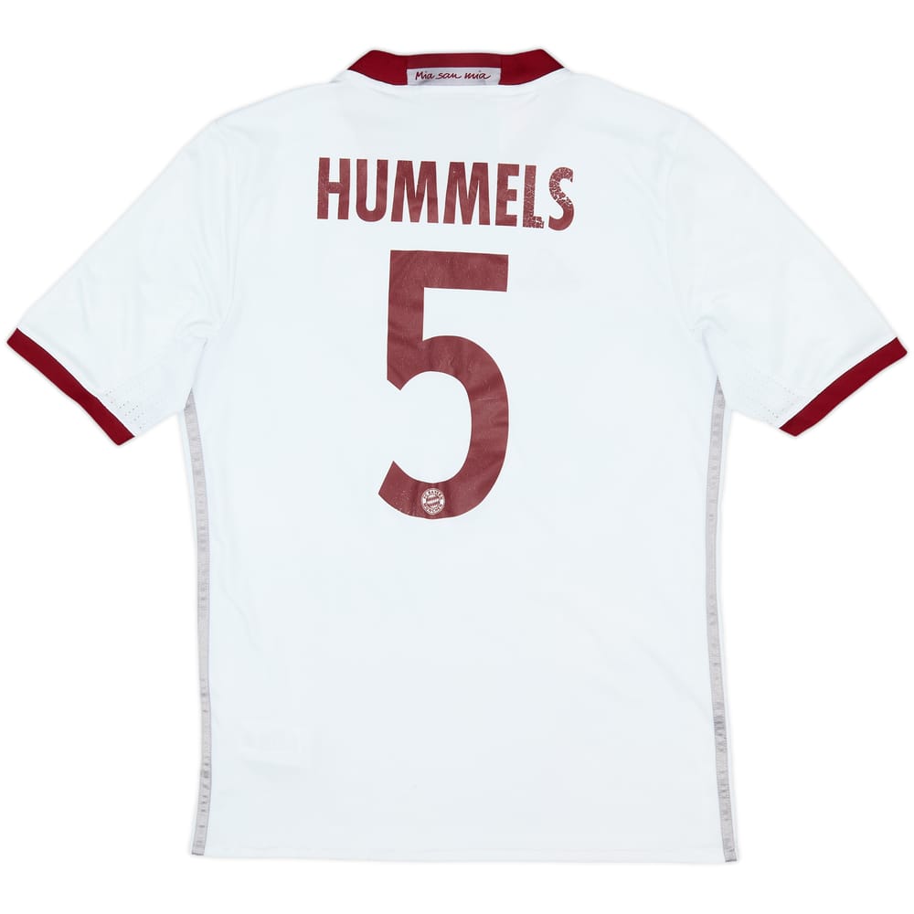 2016-17 Bayern Munich Third Shirt Hummels #5 - 6/10 - (XL.Boys)