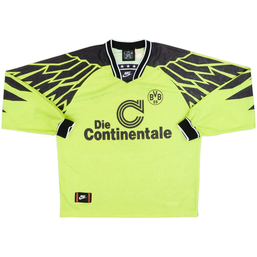 1994-95 Borussia Dortmund Home L/S Shirt #5 - 5/10 - (XL)