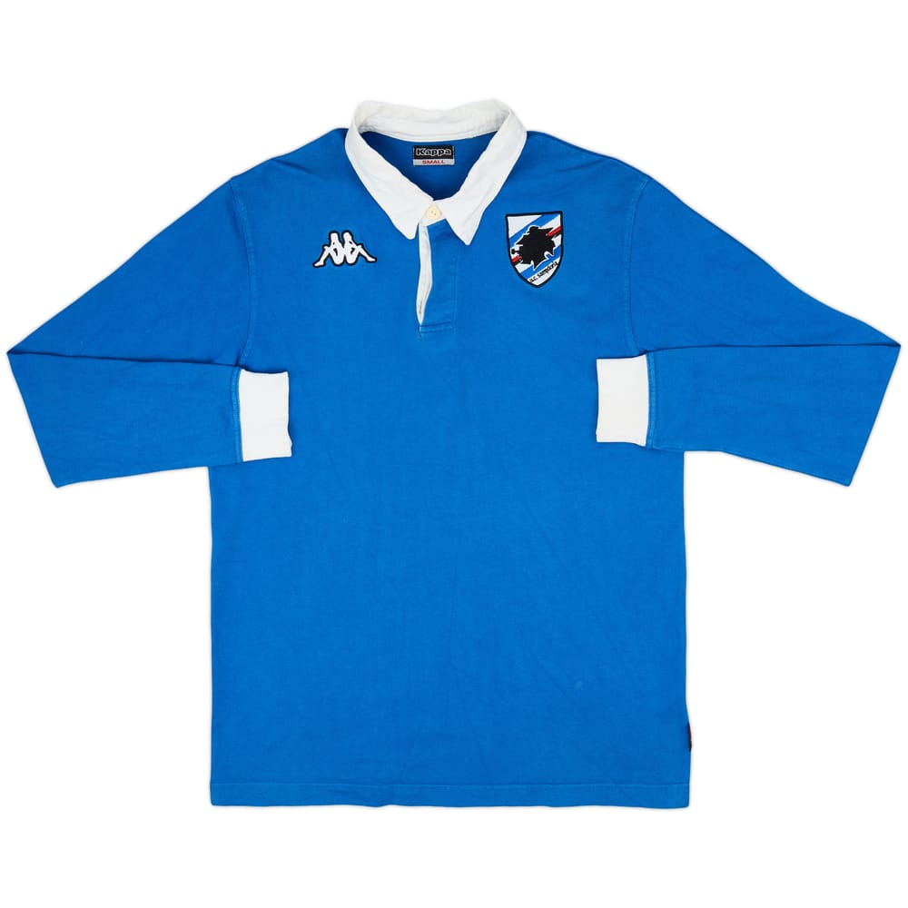 2005-06 Sampdoria Kappa L/S Polo Shirt - 8/10 - (S)