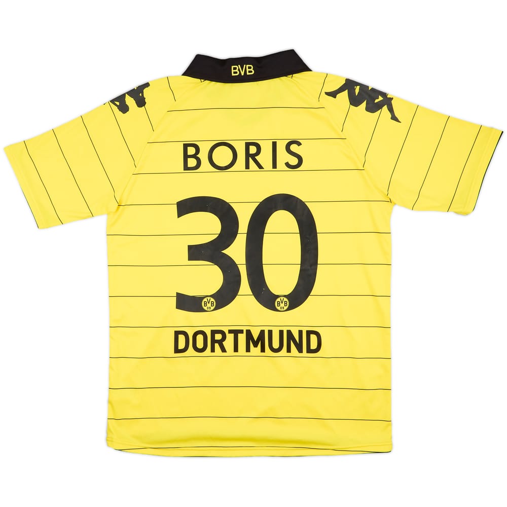 2010-11 Borussia Dortmund Signed Home Shirt Boris #30 - 7/10 - (L)