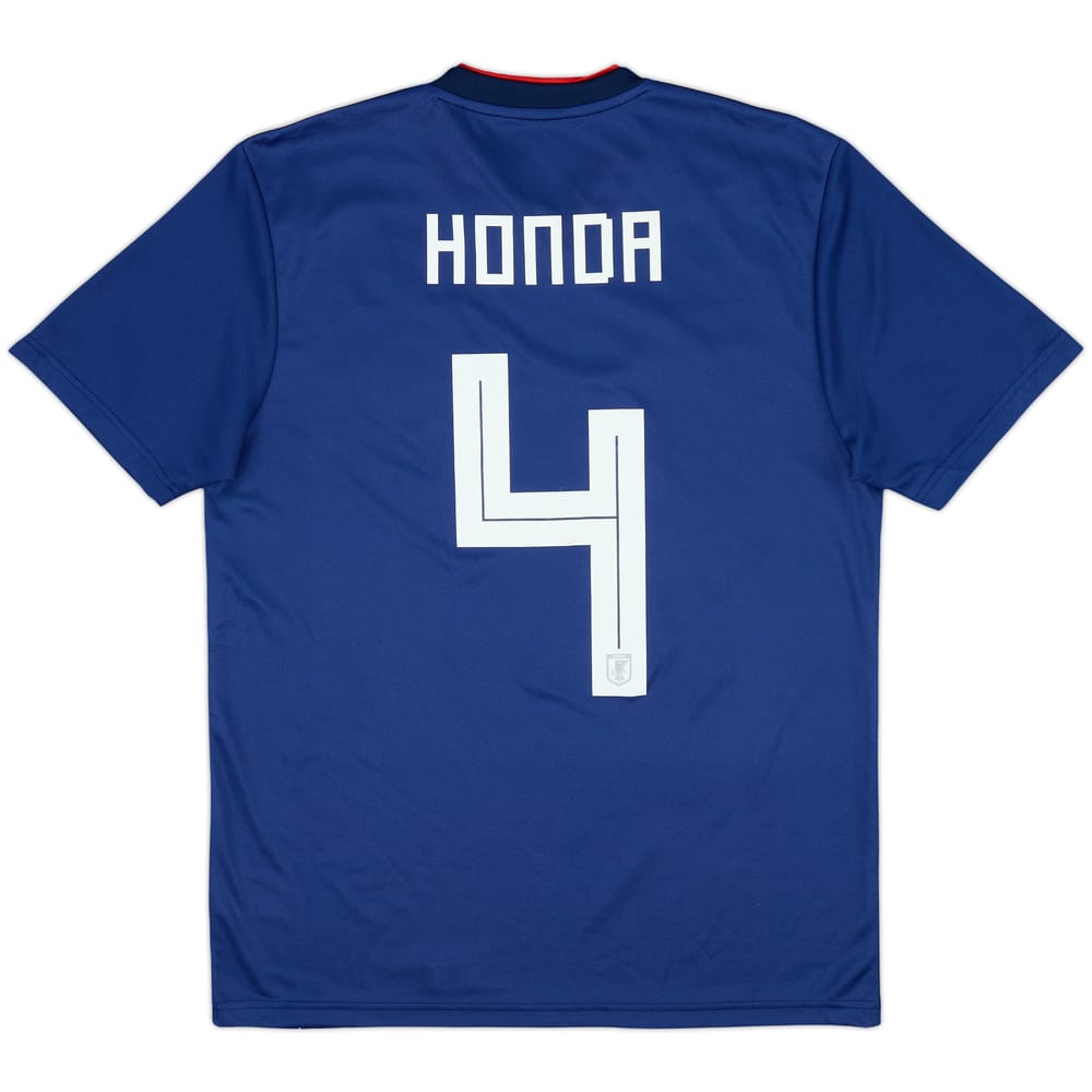 2018-19 Japan Home Shirt Honda #4 - 9/10 - (M)
