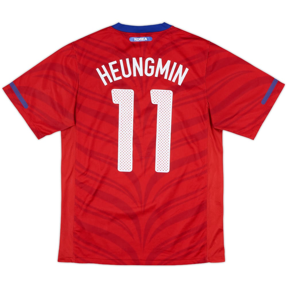 2010-12 South Korea Home Shirt Heungmin #11 - 6/10 - (S)