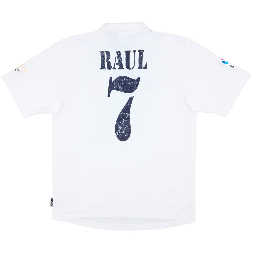 2001 Real Madrid Home Shirt Raul #7 - 5/10 - (M)