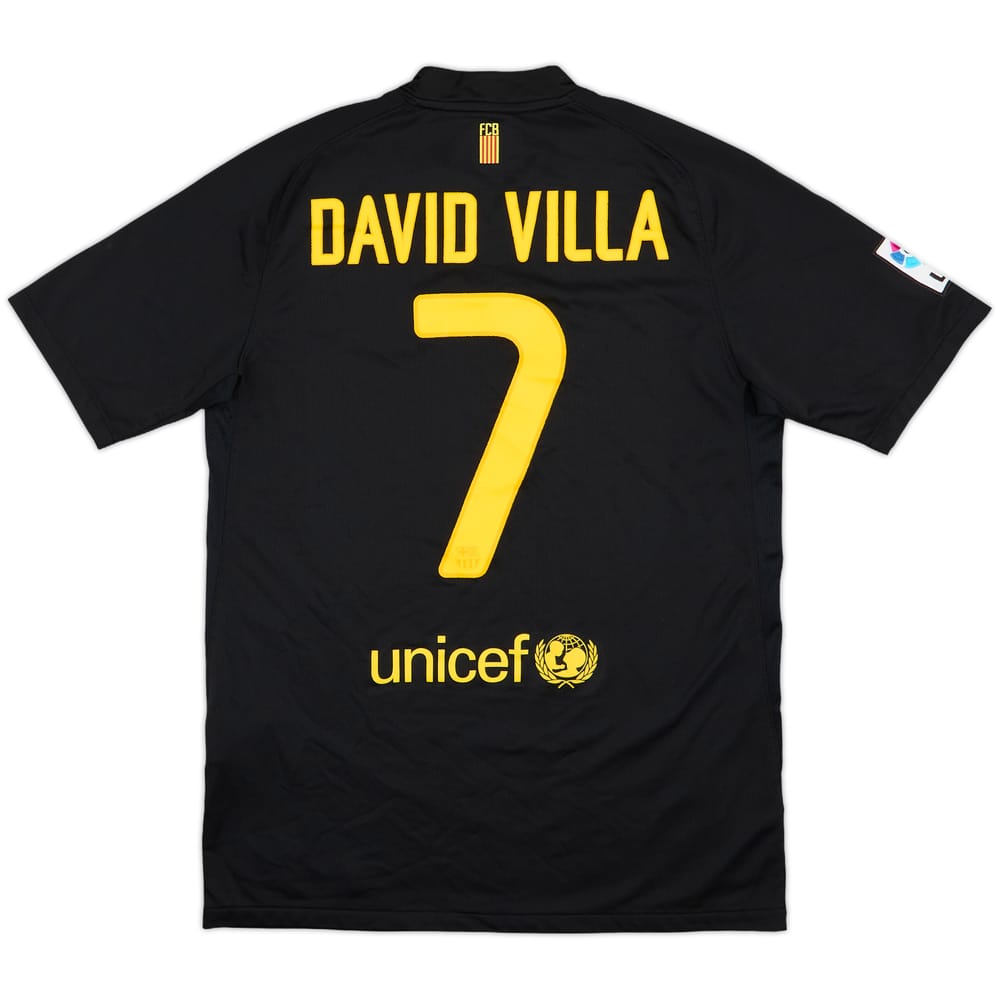 2011-12 Barcelona Away Shirt David Villa #7 - 9/10 - (M)