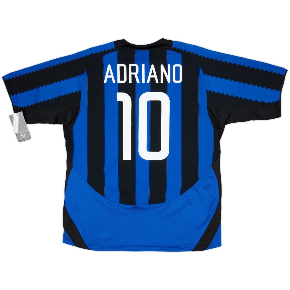2003-04 Inter Milan Home Shirt Adriano #10 (XL)