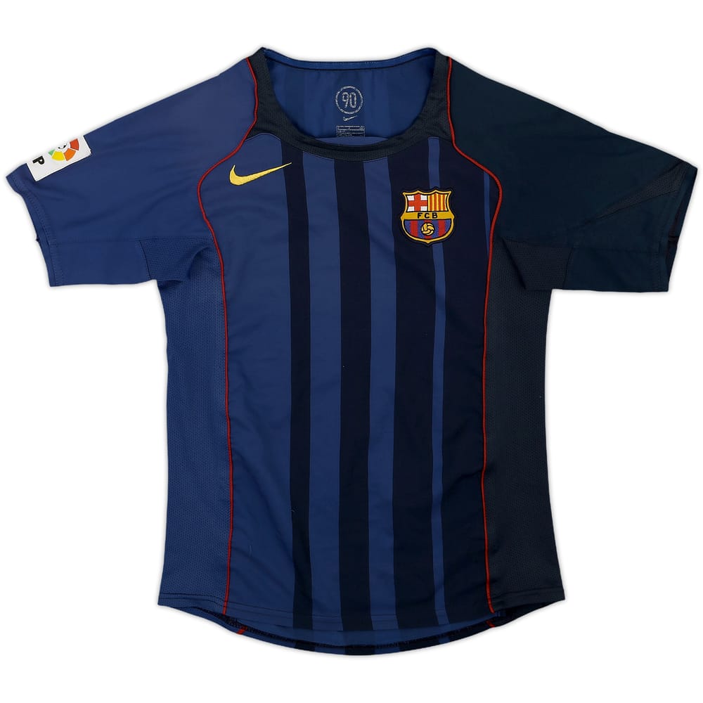 2004-05 Barcelona Away Shirt - 8/10 - (S.Boys)