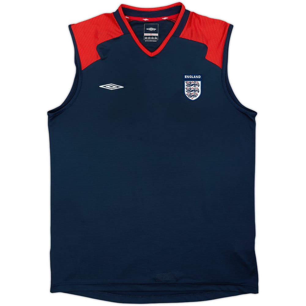 2006-08 England Umbro Training Vest - 9/10 - (L)
