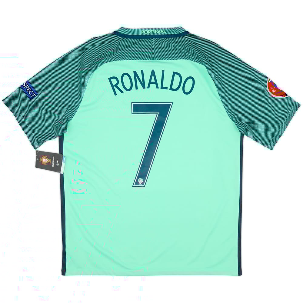 2016-18 Portugal Away Shirt Ronaldo #7 (L)