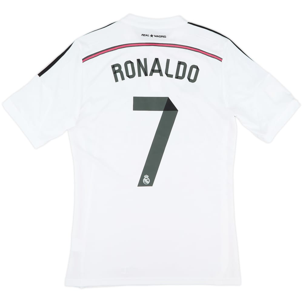 2014-15 Real Madrid Home Shirt Ronaldo #7 - 8/10 - (M)