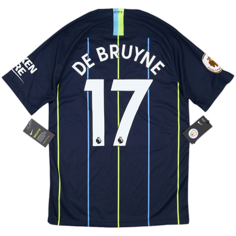 2018-19 Manchester City Away Shirt De Bruyne #17 (S)