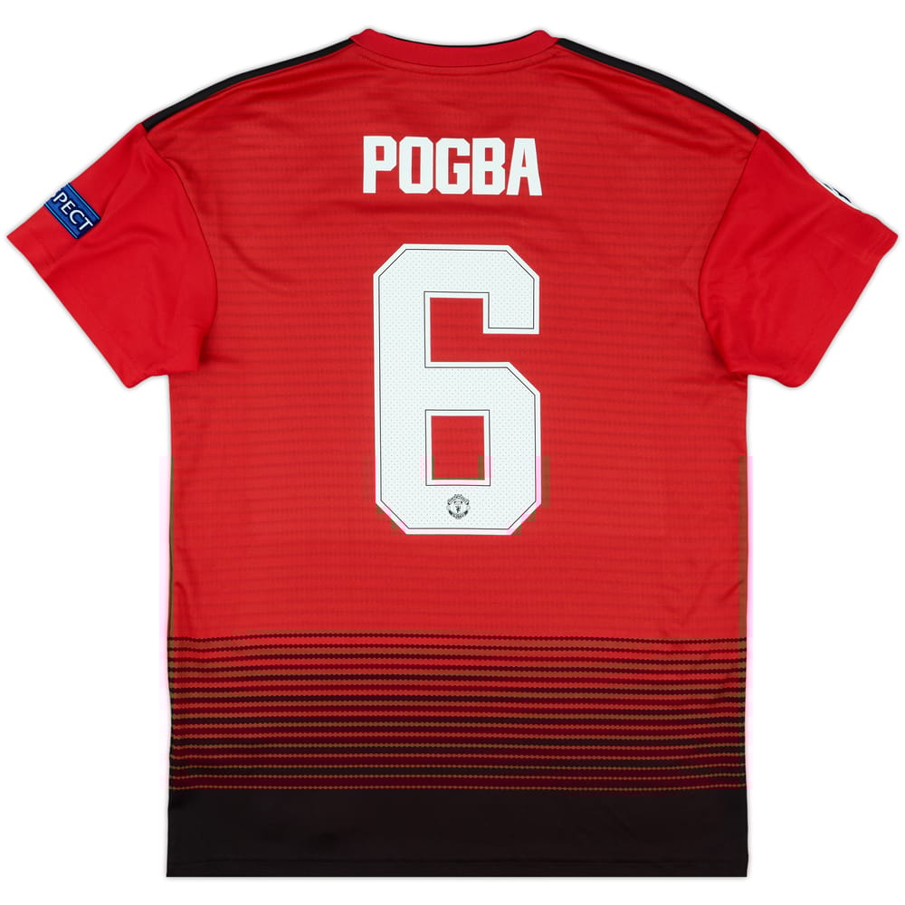 2018-19 Manchester United Home Shirt Pogba #6 - 10/10 - (M)