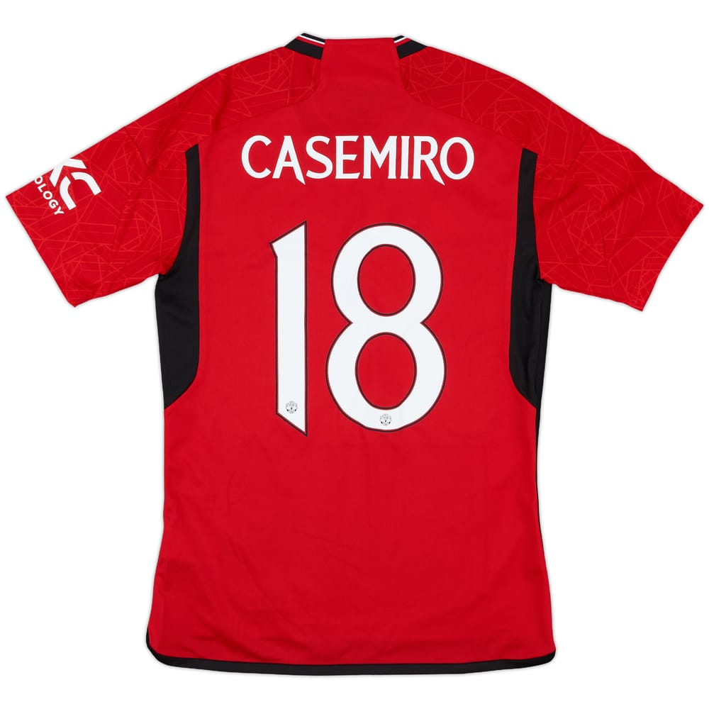 2023-24 Manchester United Home Shirt Casemiro #18 (S)