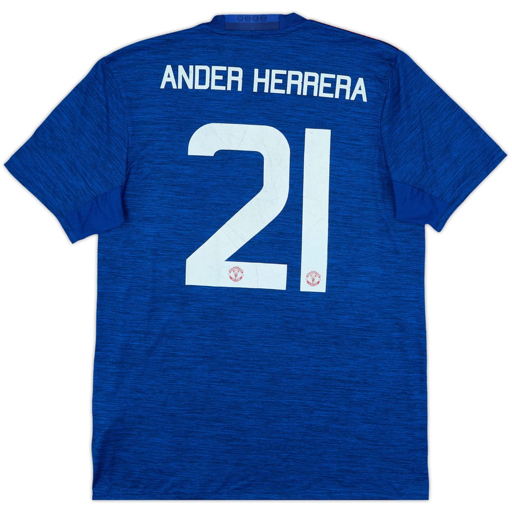 2016-17 Manchester United Away Shirt Ander Herrera #21 - 7/10 - (M)