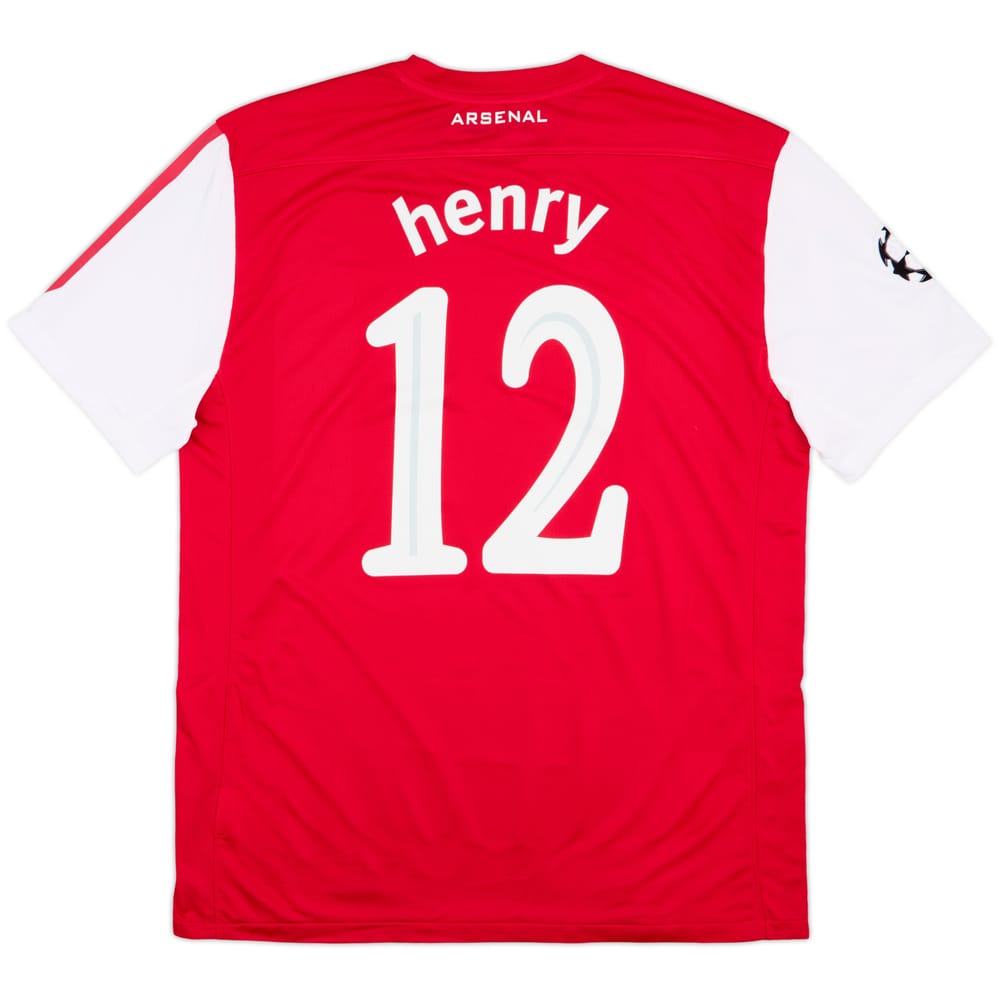 2011-12 Arsenal Home Shirt Henry #12 (L)