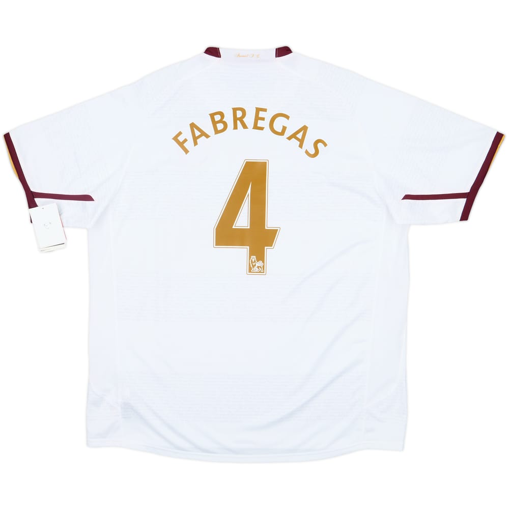 2007-08 Arsenal Away Shirt Fabregas #4 (XL)