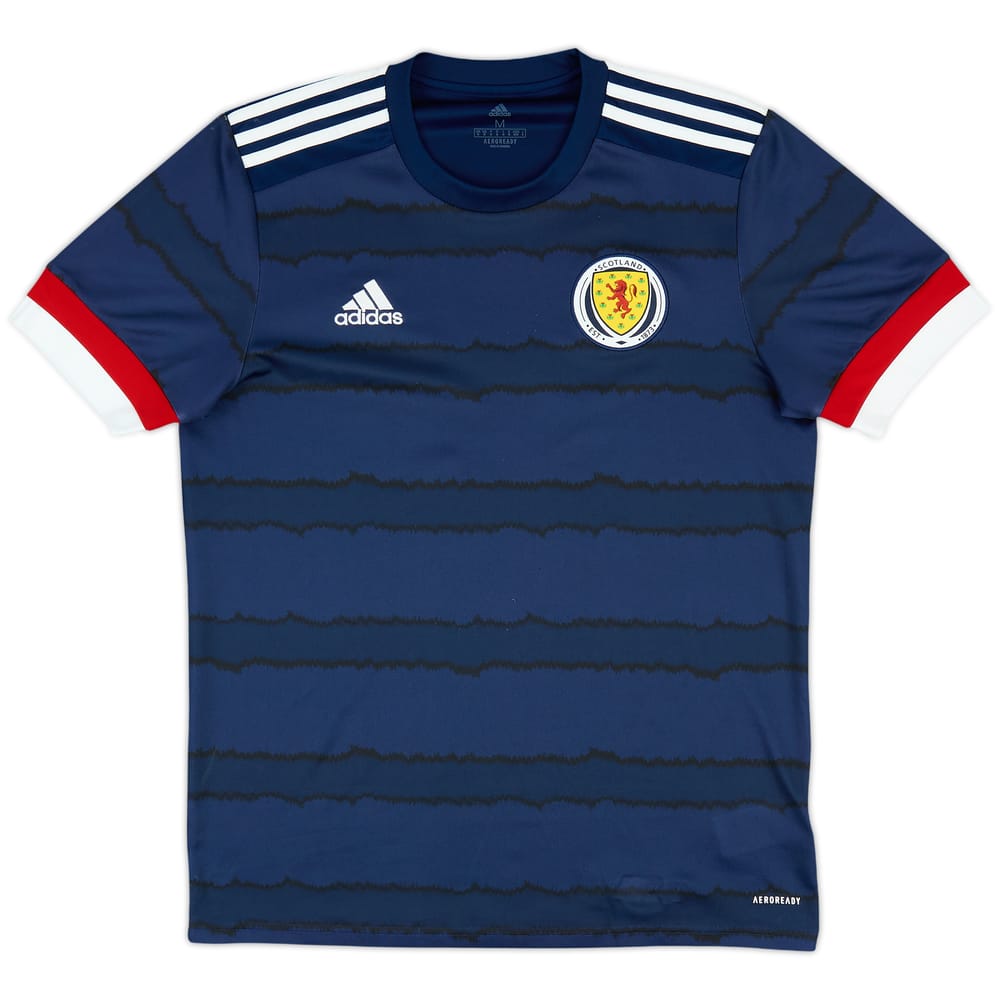 2020-22 Scotland Home Shirt - 8/10 - (M)