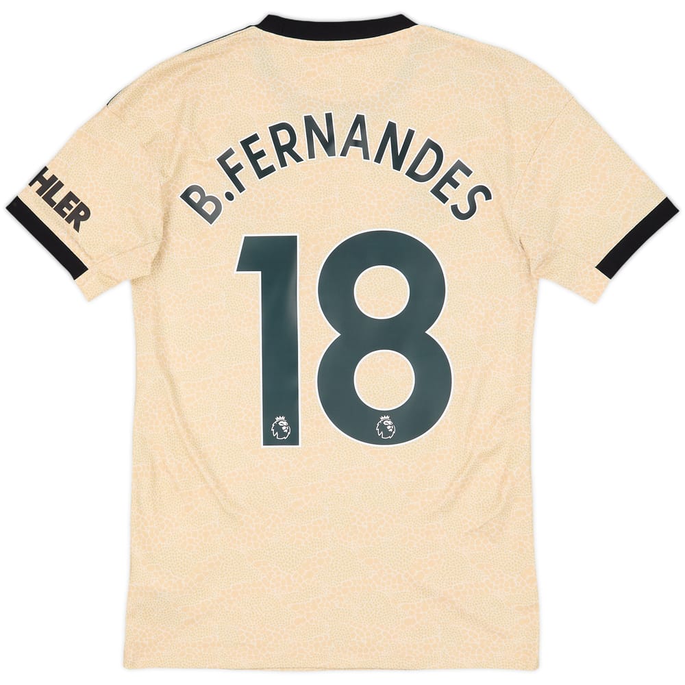 2019-20 Manchester United Away Shirt B.Fernandes #18 - 9/10 - (XS)