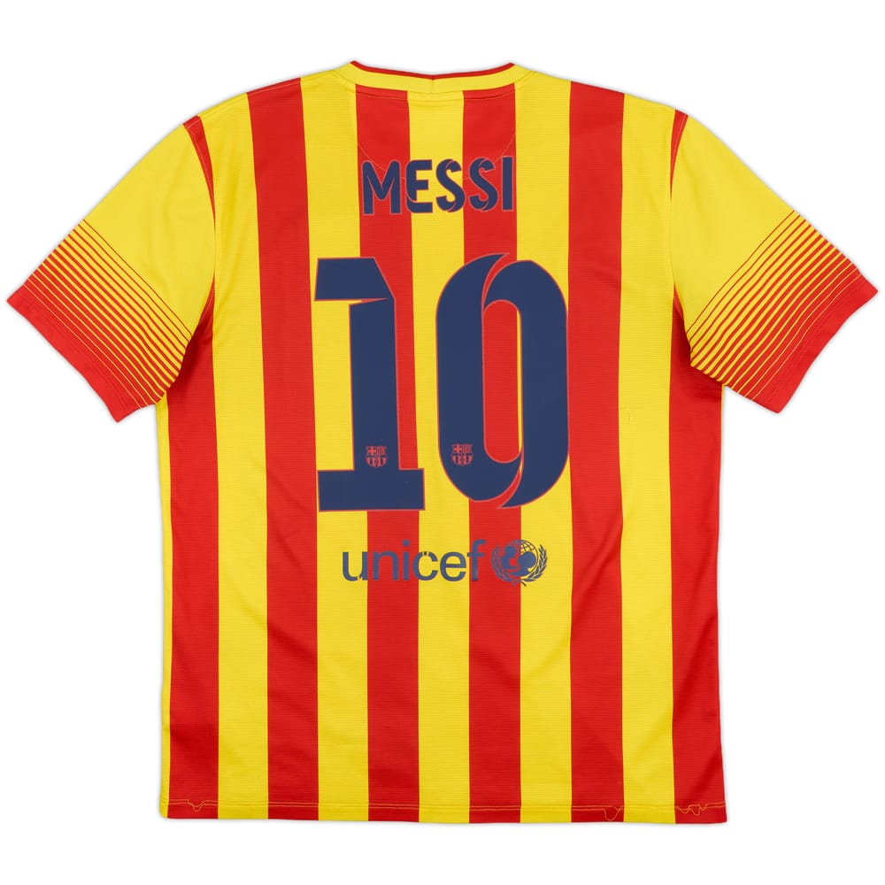 2013-15 Barcelona Away Shirt Messi #10 - 6/10 - (L)