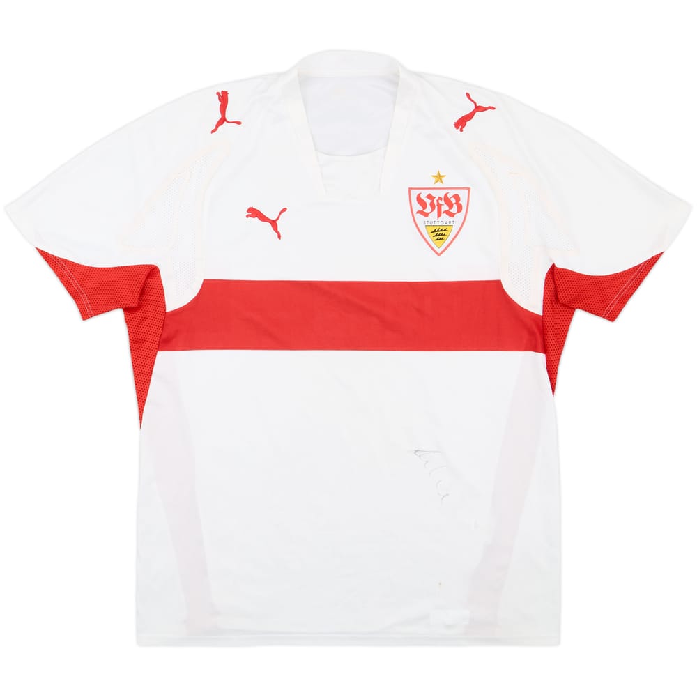 2007-08 Stuttgart Signed Home Shirt - 7/10 - (XL)