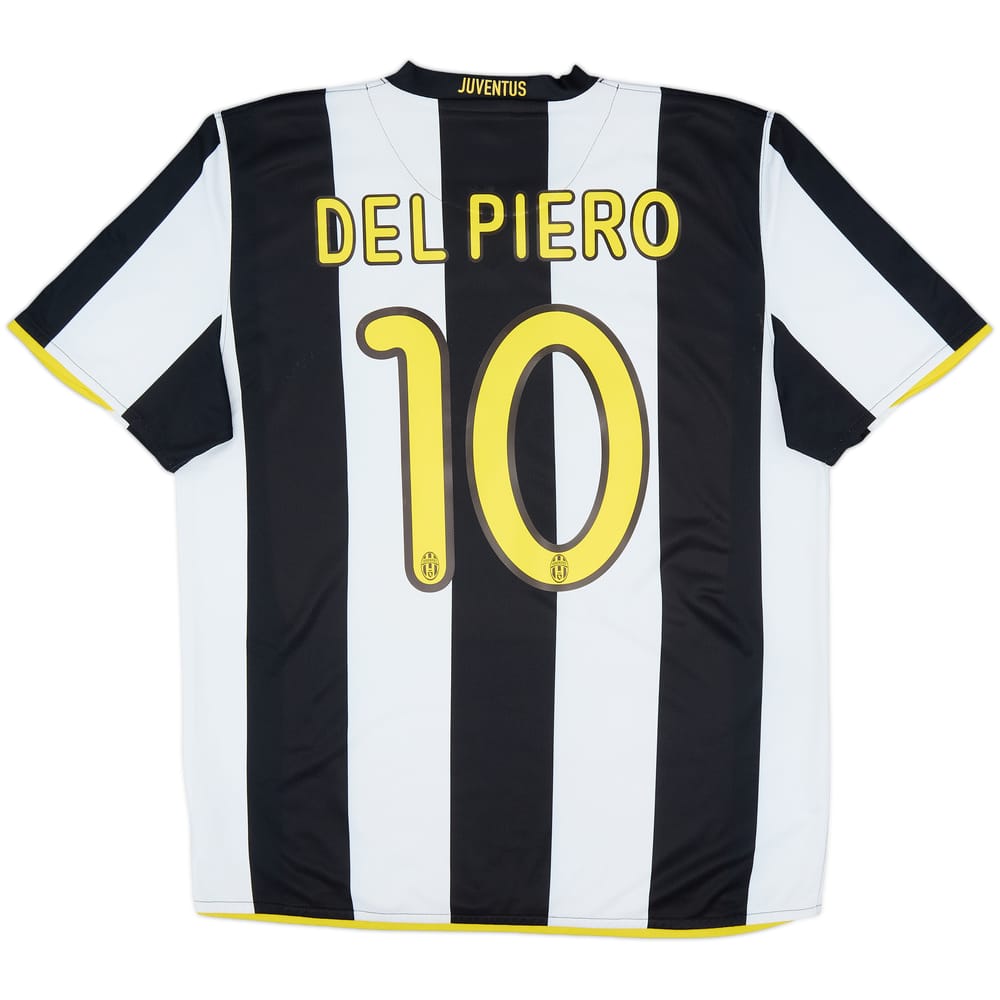 2008-09 Juventus Home Shirt Del Piero #10 - 6/10 - (L)