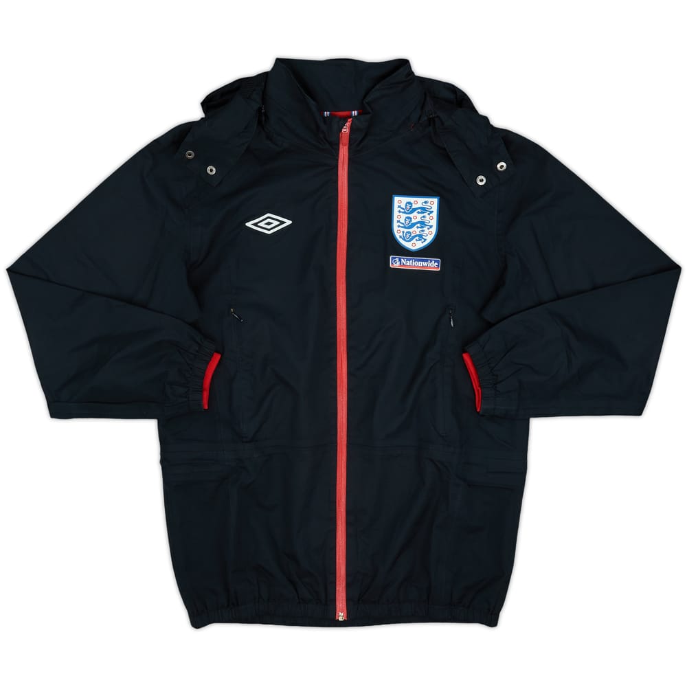 2010-11 England Umbro Hooded Rain Jacket - 10/10 - (M)