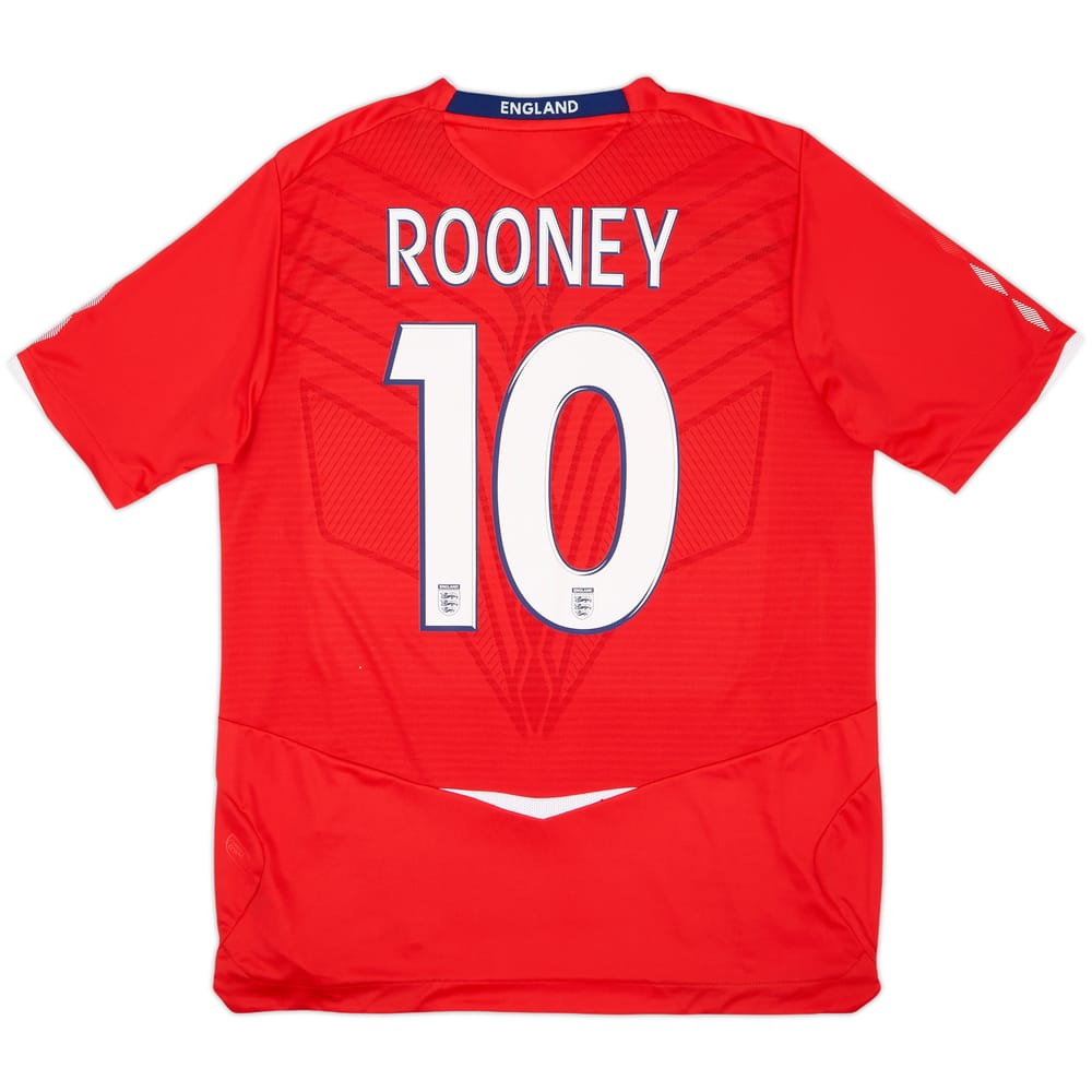 2008-10 England Away Shirt Rooney #10 (L)