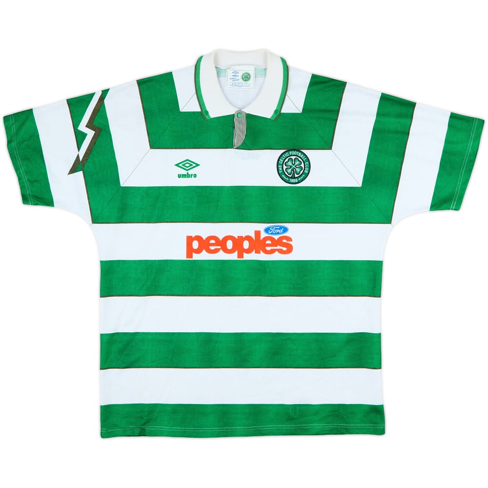 1991-92 Celtic Home Shirt - 9/10 - (XXL)