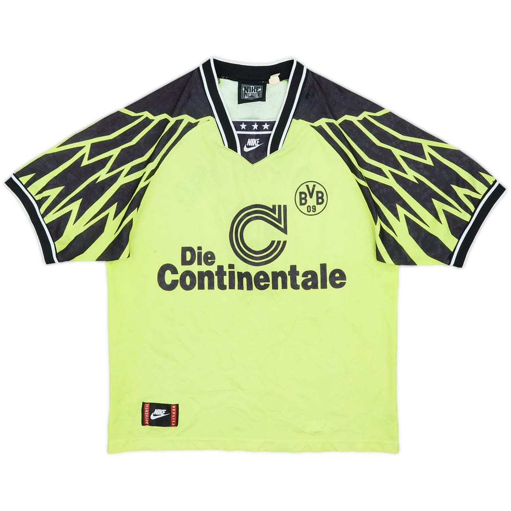 1994-95 Borussia Dortmund Home Shirt #9 - 7/10 - (L)