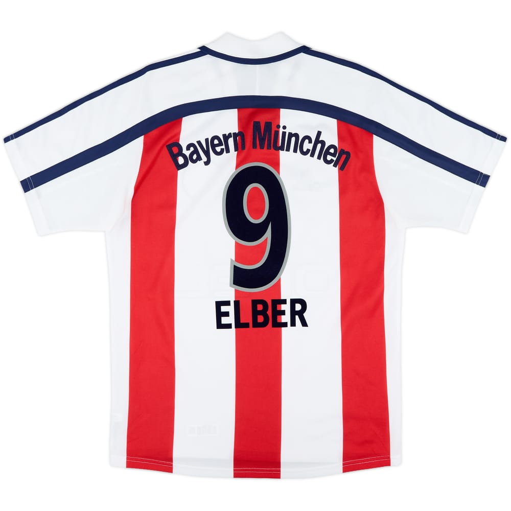 2000-01 Bayern Munich Away Shirt Elber #9 - 7/10 - (S)