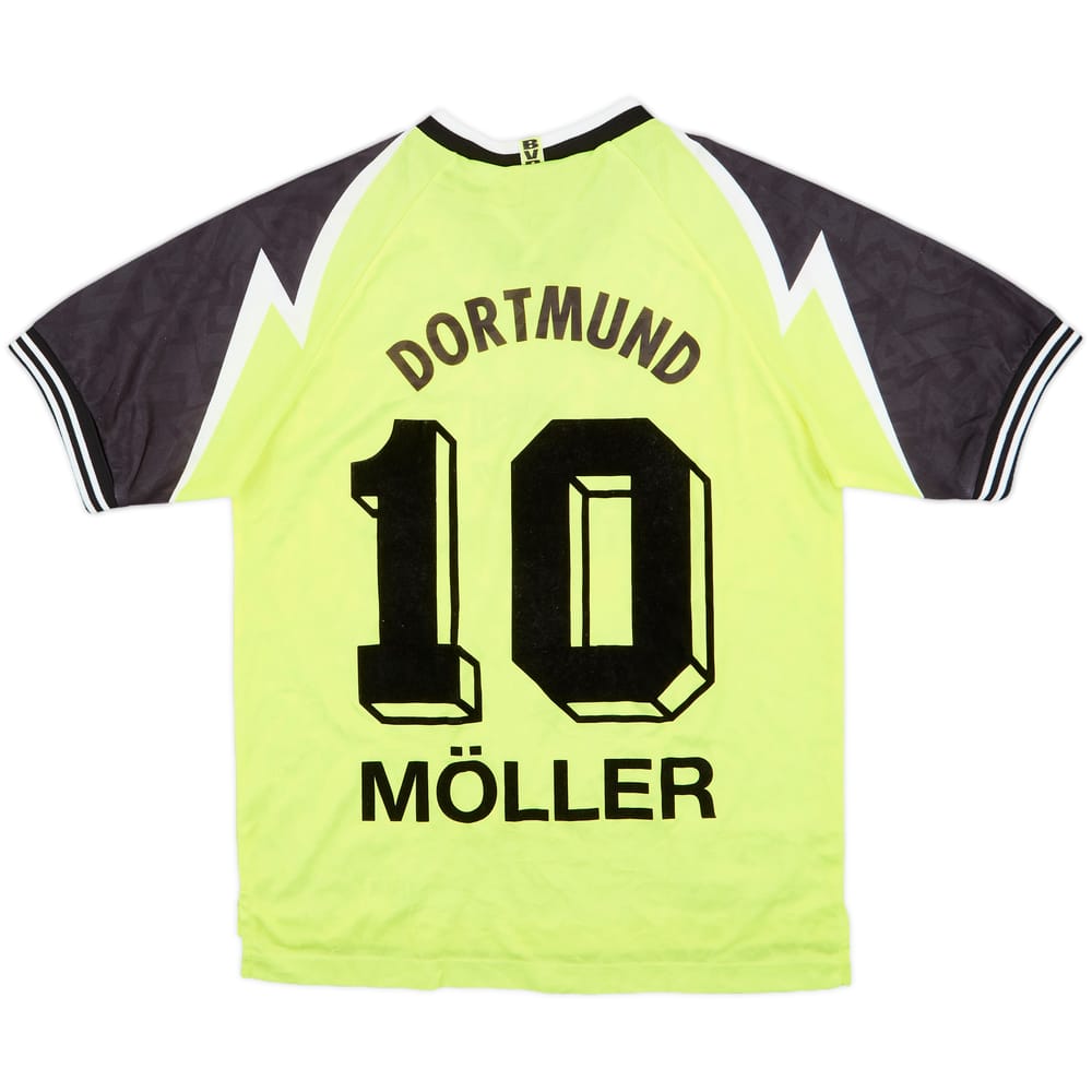1995-96 Borussia Dortmund Home Shirt Moller #10 - 6/10 - (S)