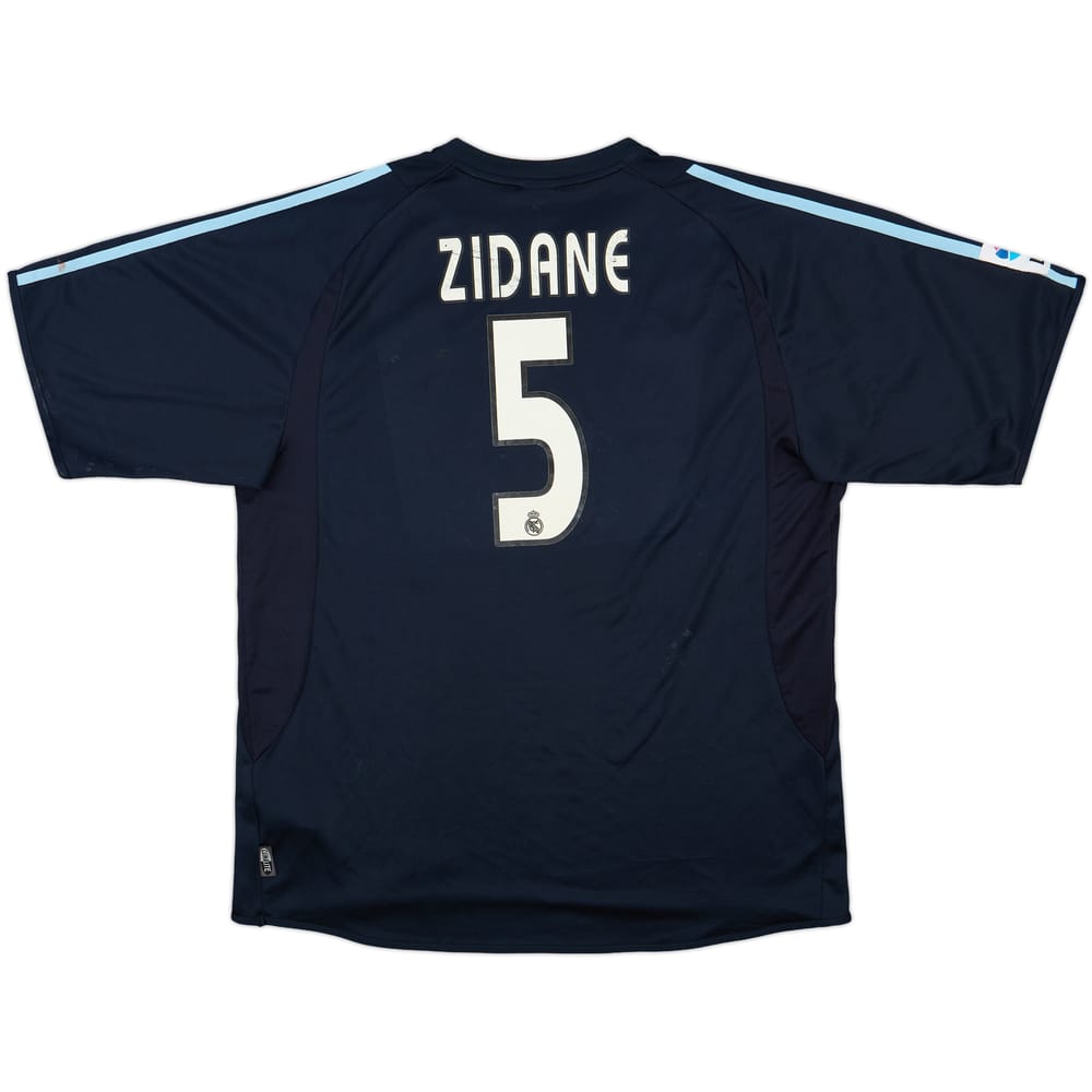 2003-04 Real Madrid Away Shirt Zidane #5 - 4/10 - (XL)