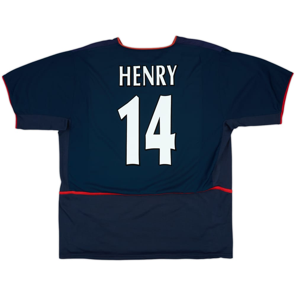 2002-04 Arsenal Away Shirt Henry #14 - 7/10 - (XXL)