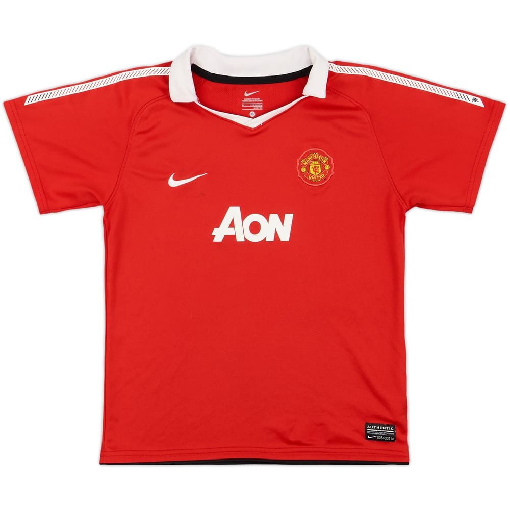 2010-11 Manchester United Home Shirt - 7/10 - (7-8 Years)
