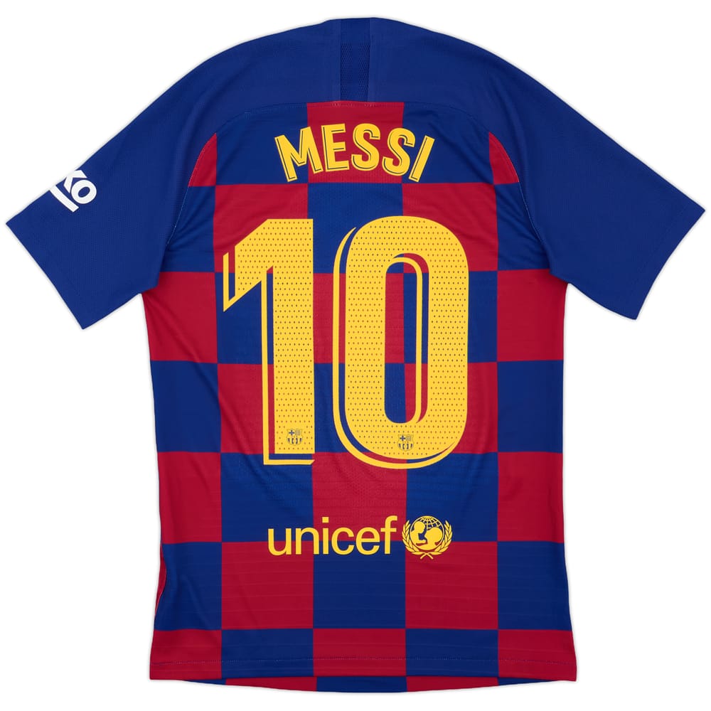 2019-20 Barcelona Authentic Home Shirt Messi #10 - 8/10 - (S)
