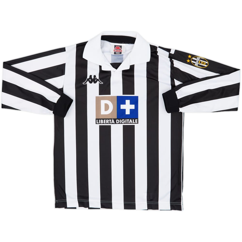 1998-99 Juventus Home L/S Shirt #4 - 4/10 - (XL.Boys)