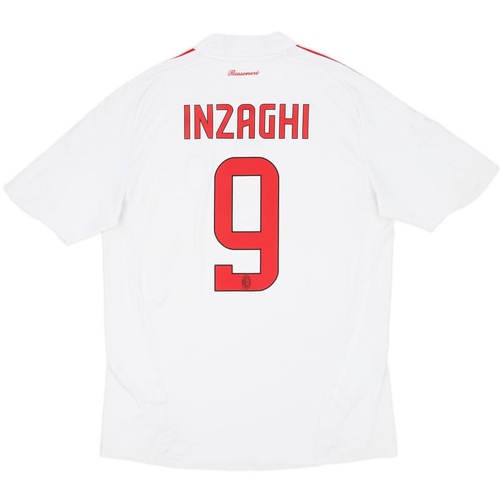 2008-09 AC Milan Away Shirt Inzaghi #9 - 5/10 - (L)