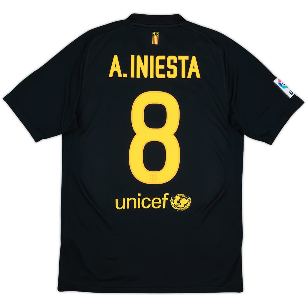 2011-12 Barcelona Away Shirt A.Iniesta #8 - 10/10 - (M)