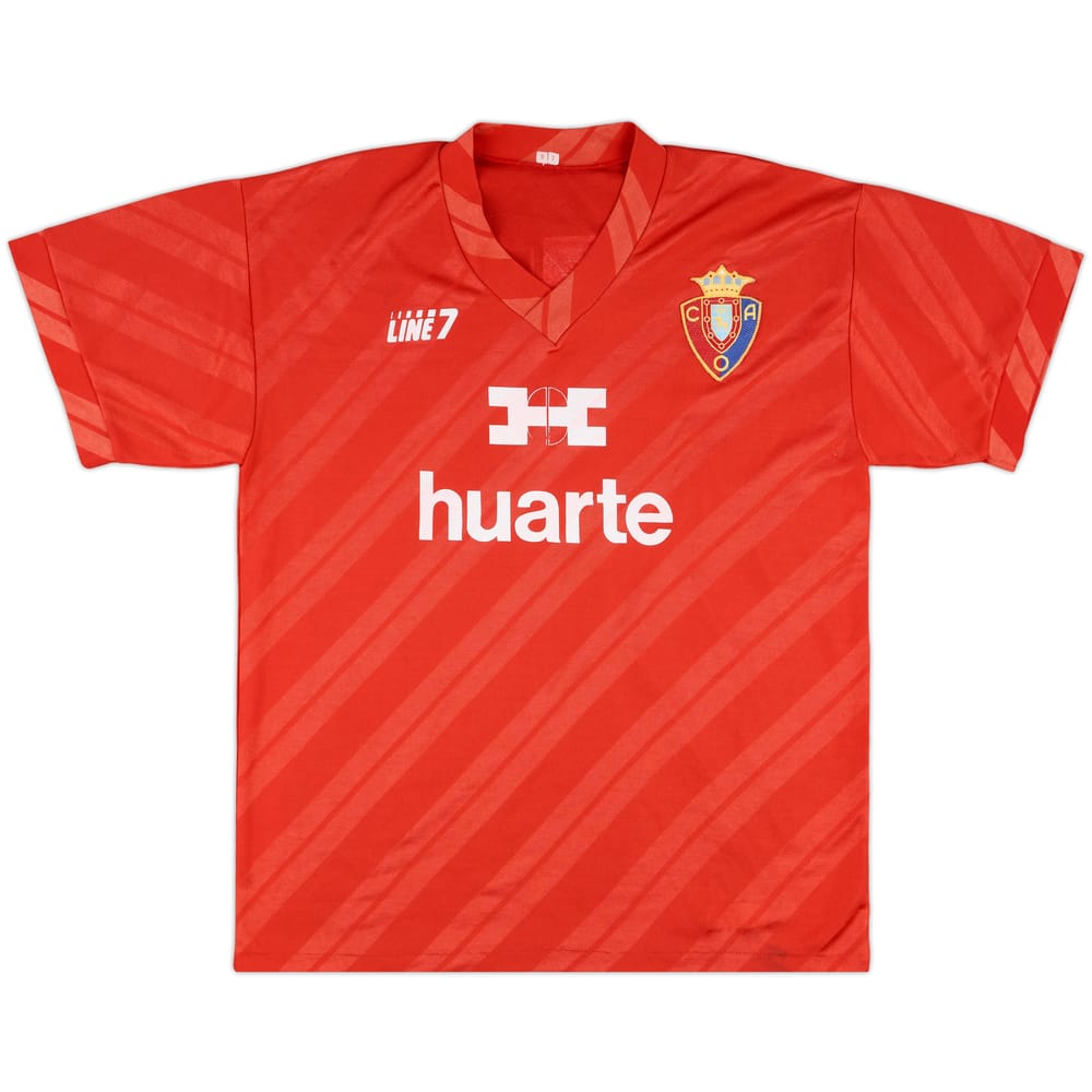 1990-92 Osasuna Match Issue Home Shirt #4