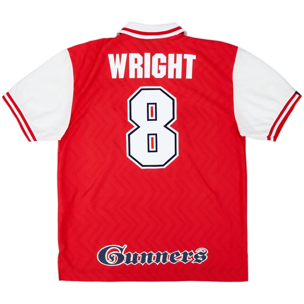 1996-98 Arsenal Home Shirt Wright #8 - 8/10 - (L)
