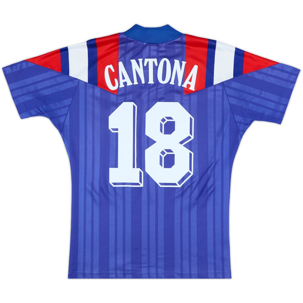 1992-94 France Home Shirt Cantona #18 - 7/10 - (S)