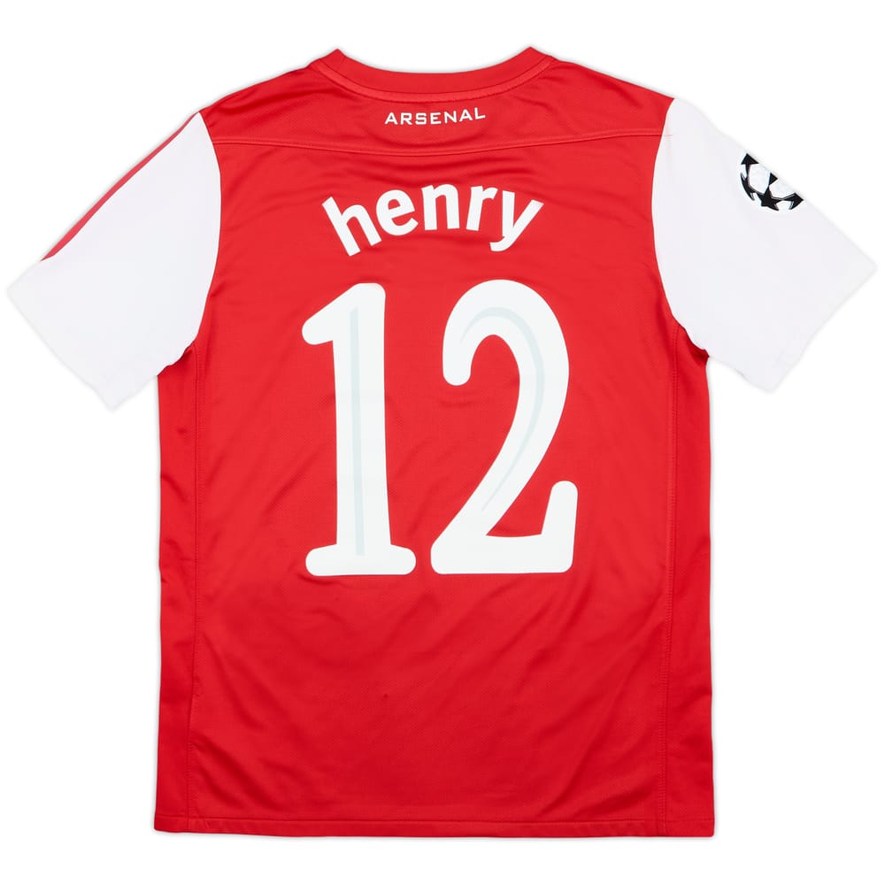 2011-12 Arsenal Home Shirt Henry #12 - 8/10 - (XL.Boys)