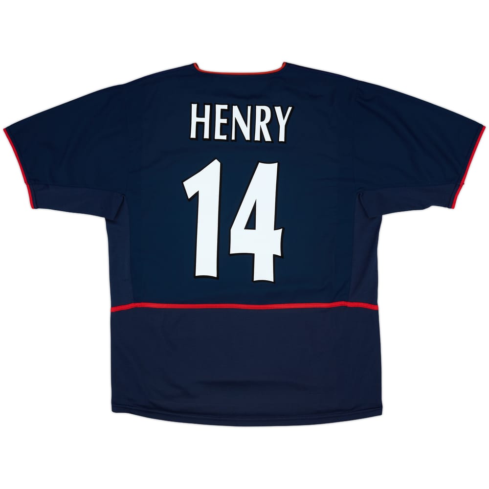 2002-04 Arsenal Away Shirt Henry #14 - 8/10 - (XL)