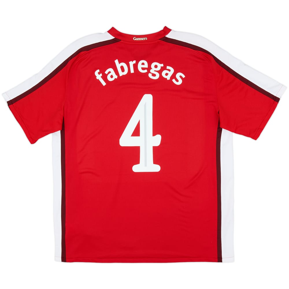 2008-10 Arsenal Home Shirt Fabregas #4 - 9/10 - (L)