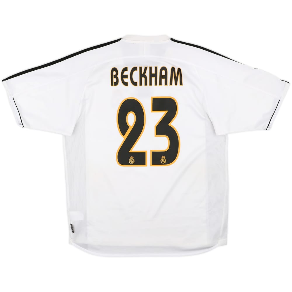 2003-04 Real Madrid Home Shirt Beckham #23 - 8/10 - (M)