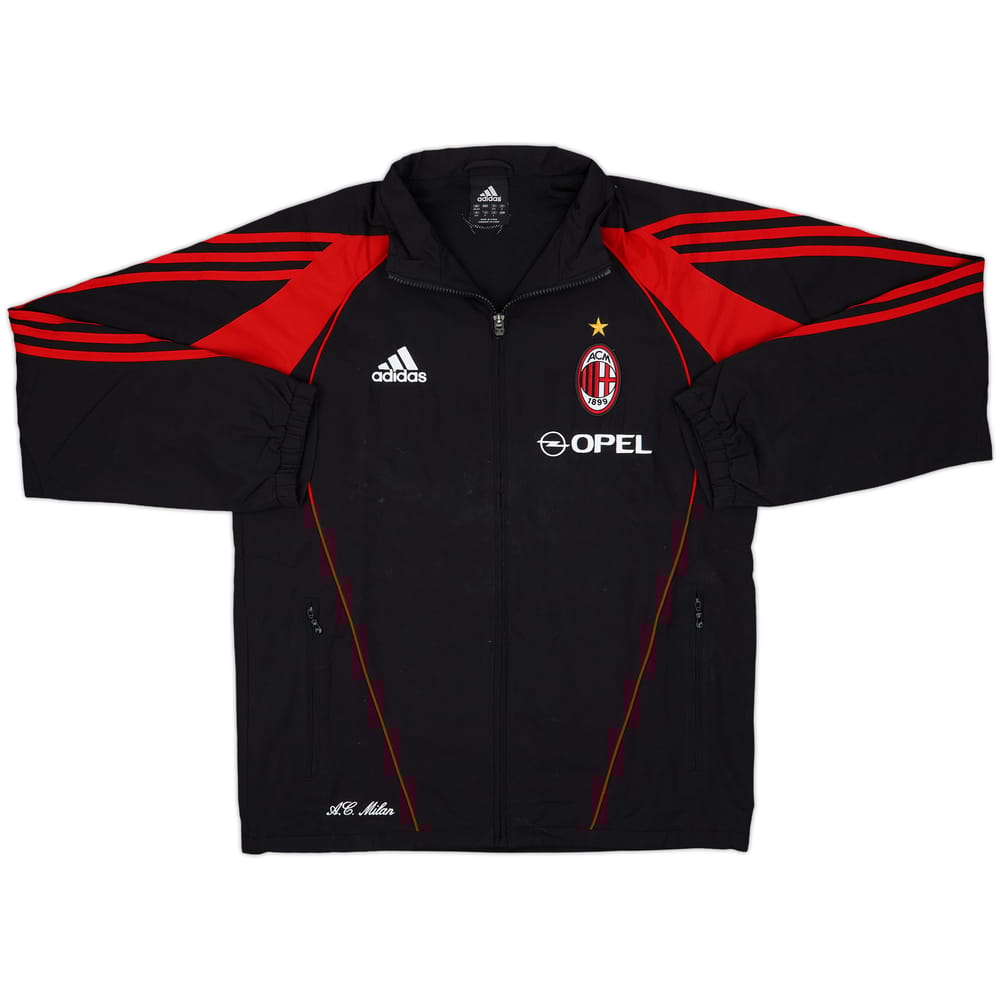 2005-06 AC Milan adidas Track Jacket - 8/10 - (M)