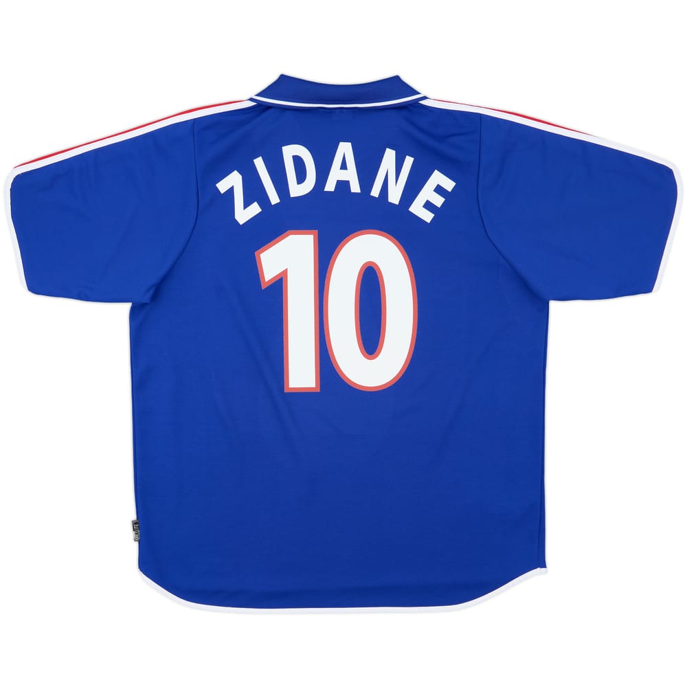 2000-02 France Home Shirt Zidane #10 - 10/10 - (XL)