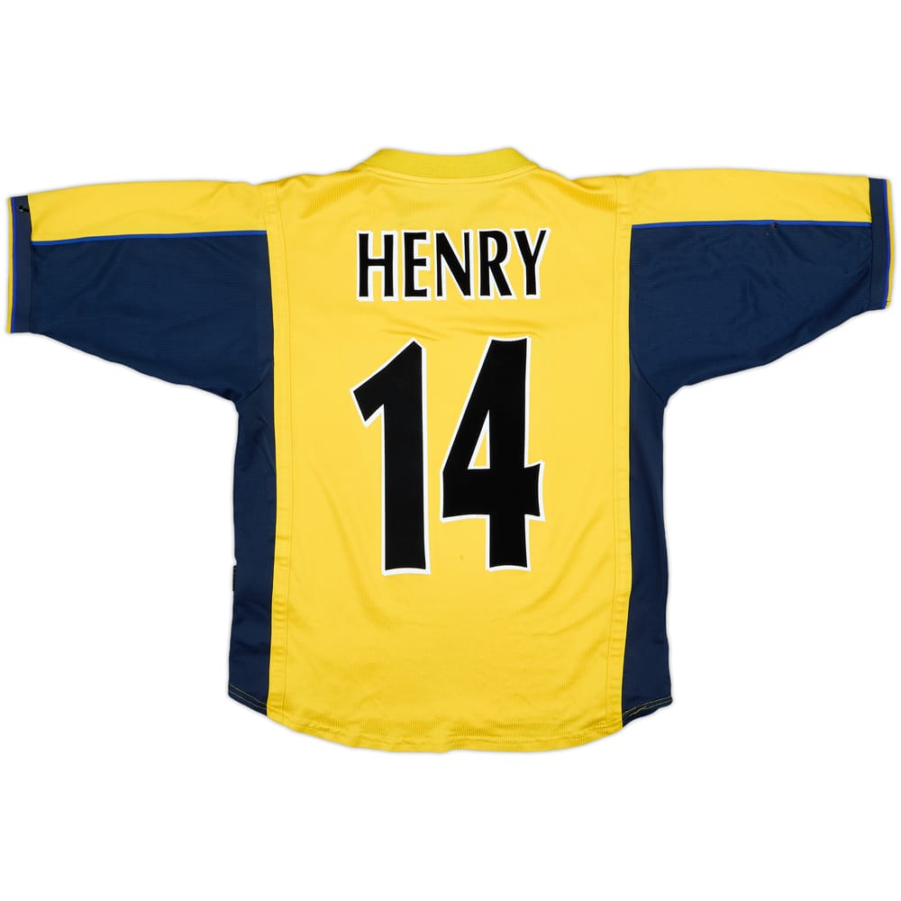 1999-01 Arsenal Away Shirt Henry #14 - 6/10 - (S)