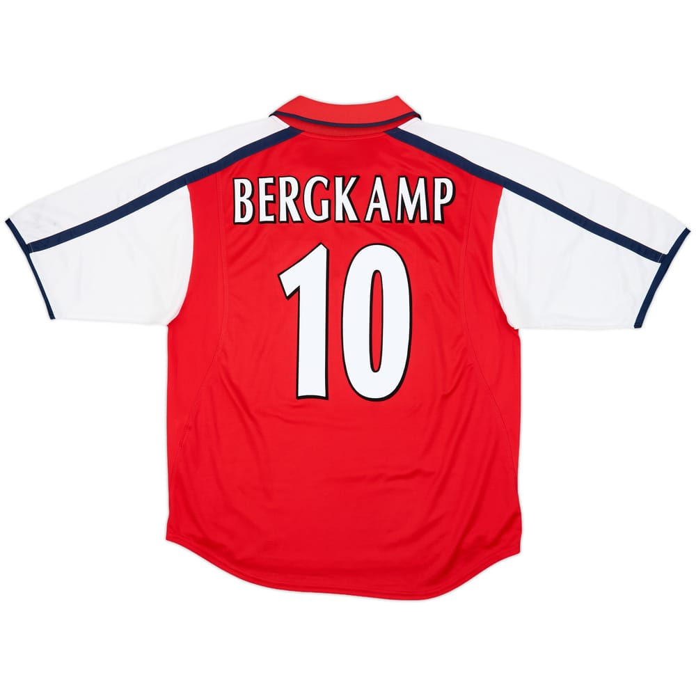 2000-02 Arsenal Home Shirt Bergkamp #10 - 8/10 - (L)