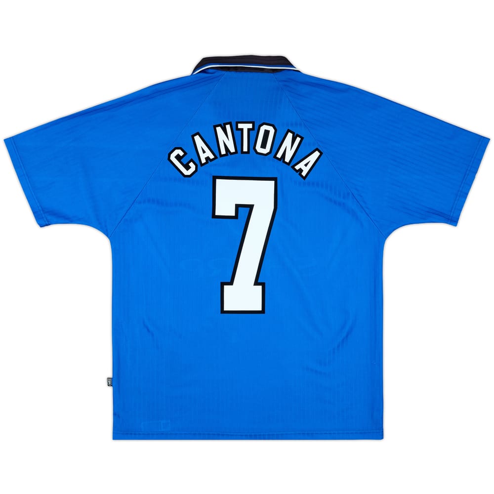 1996-98 Manchester United Third Shirt Cantona #7 - 8/10 - (M)